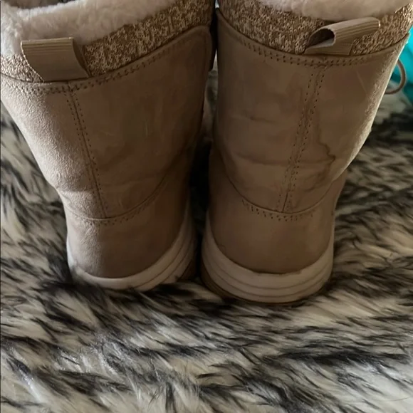 Ryka Tan Winter Rain Boots with Fleece Lining - Picture 3 of 5